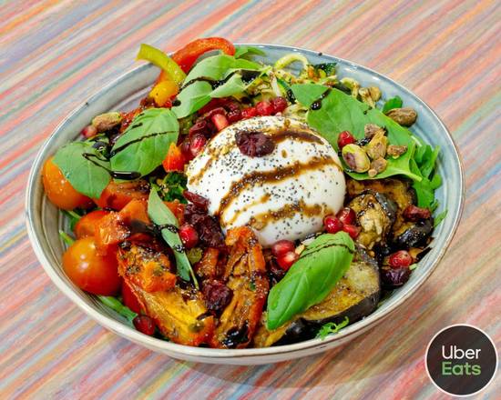 Pretty Bowl — bowl végétarien burrata, pâtes fraîches et pesto, Yummy Bowl Bruxelles